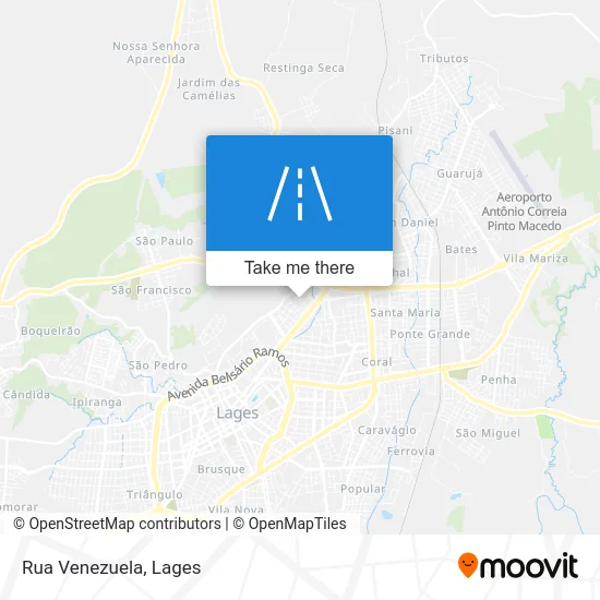Rua Venezuela map