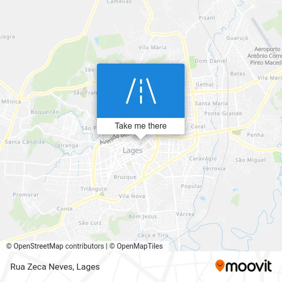Rua Zeca Neves map