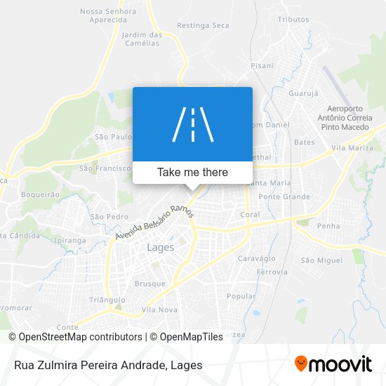 Rua Zulmira Pereira Andrade map