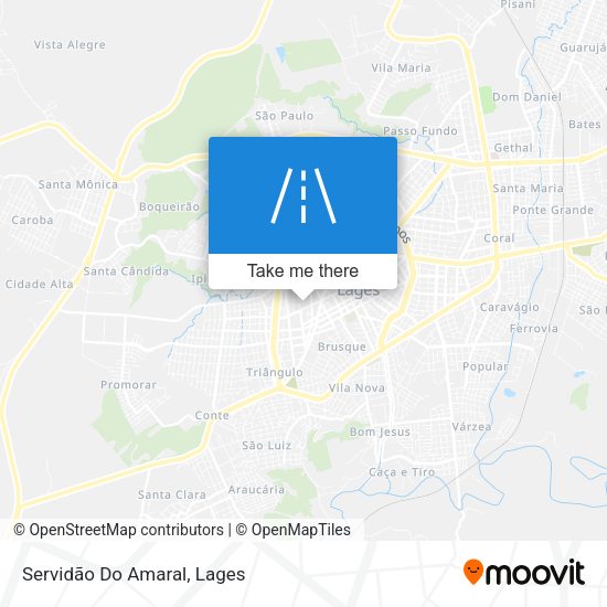 Servidão Do Amaral map