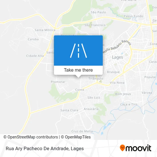 Rua Ary Pacheco De Andrade map