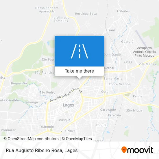 Rua Augusto Ribeiro Rosa map
