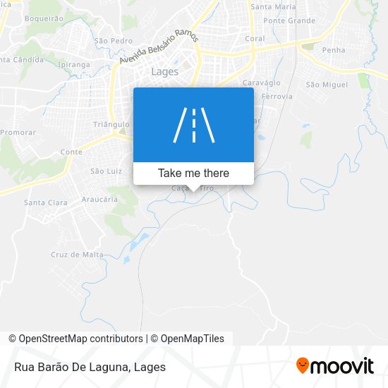Rua Barão De Laguna map