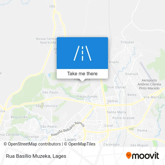 Rua Basílio Muzeka map