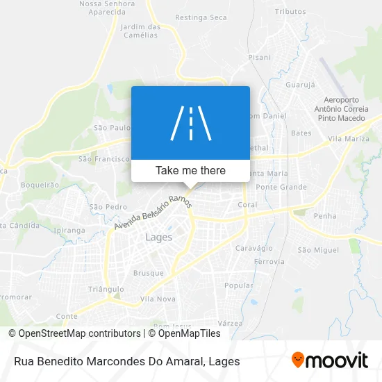 Rua Benedito Marcondes Do Amaral map