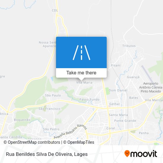 Rua Benildes Silva De Oliveira map