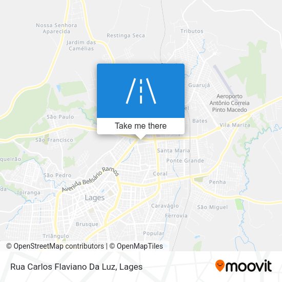 Rua Carlos Flaviano Da Luz map
