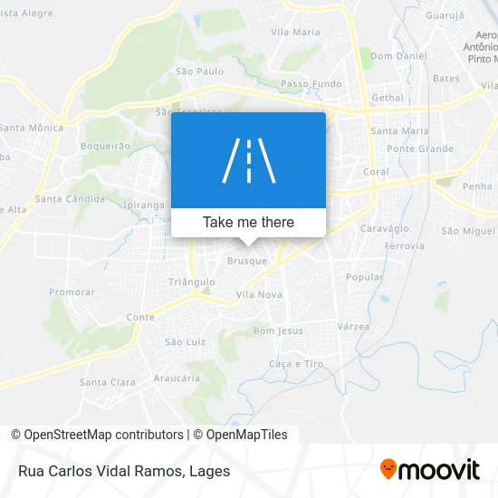 Rua Carlos Vidal Ramos map