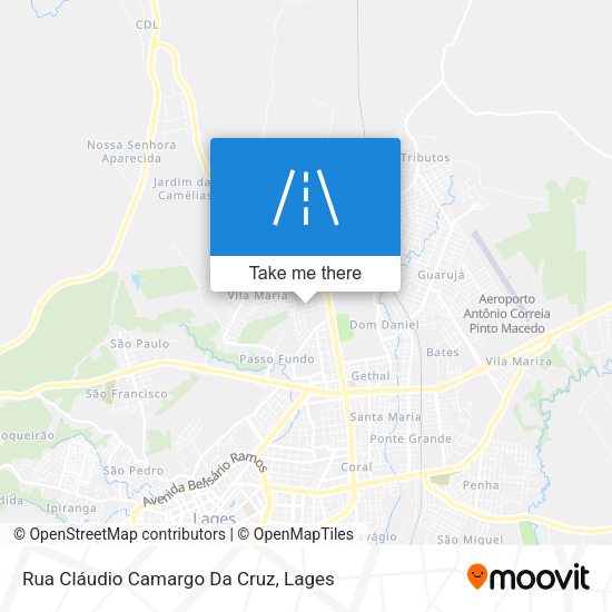 Rua Cláudio Camargo Da Cruz map
