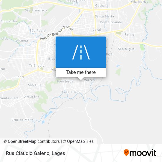 Rua Cláudio Galeno map