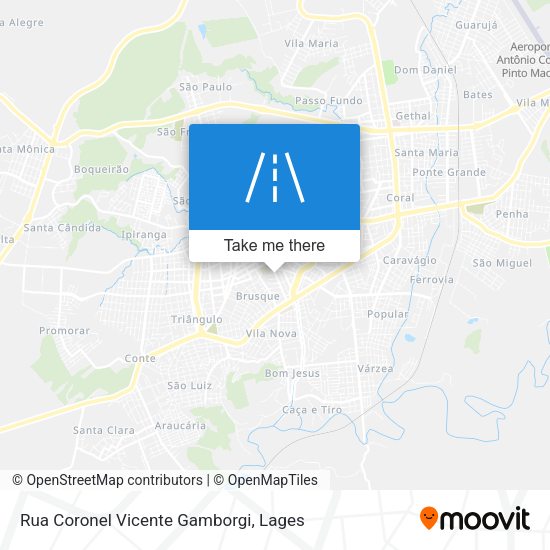 Rua Coronel Vicente Gamborgi map