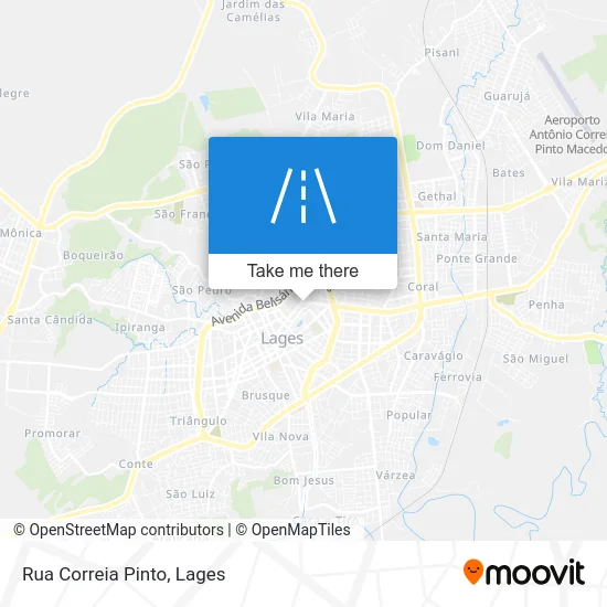 Rua Correia Pinto map