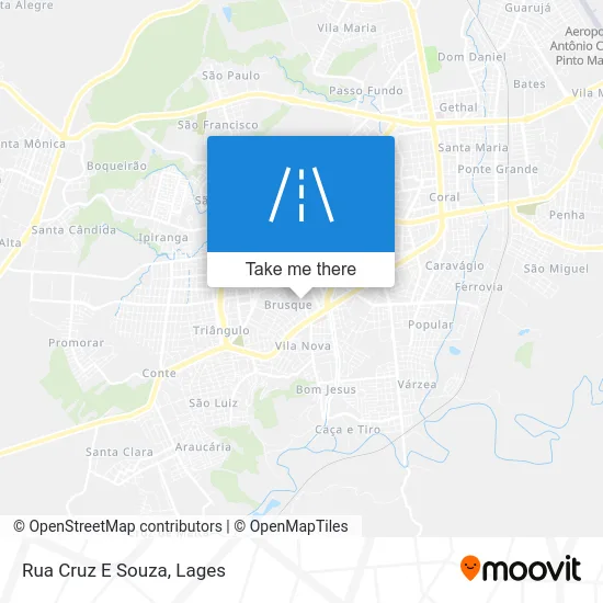 Rua Cruz E Souza map