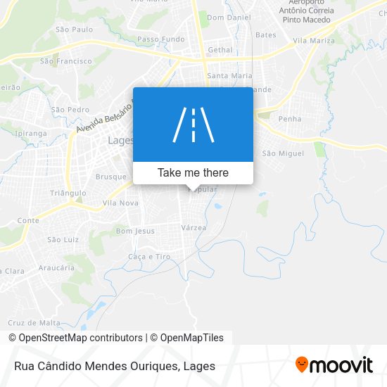 Rua Cândido Mendes Ouriques map
