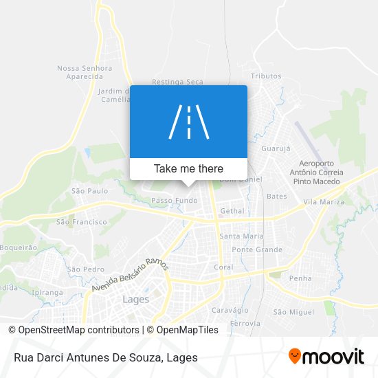 Rua Darci Antunes De Souza map