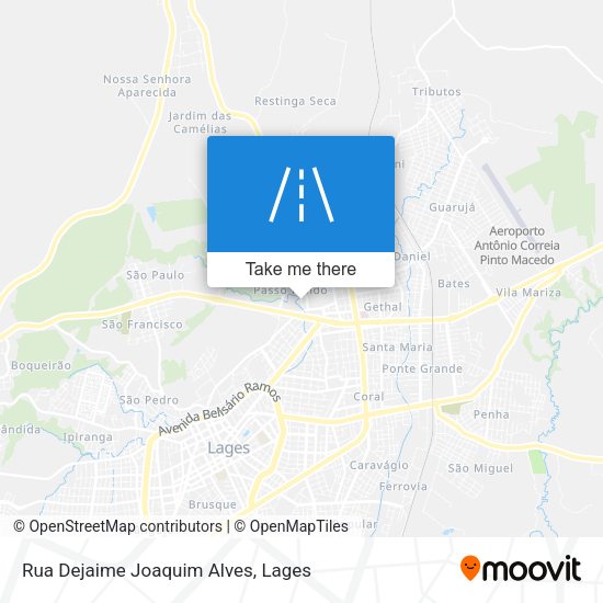 Rua Dejaime Joaquim Alves map