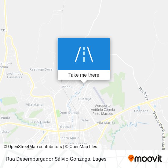 Rua Desembargador Sálvio Gonzaga map