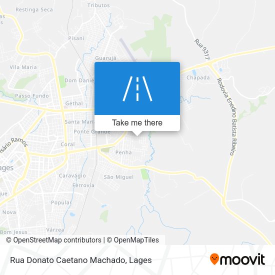 Rua Donato Caetano Machado map