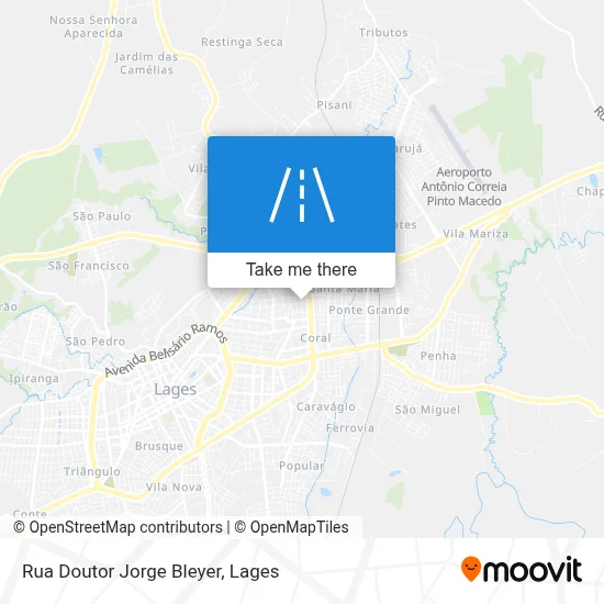 Rua Doutor Jorge Bleyer map