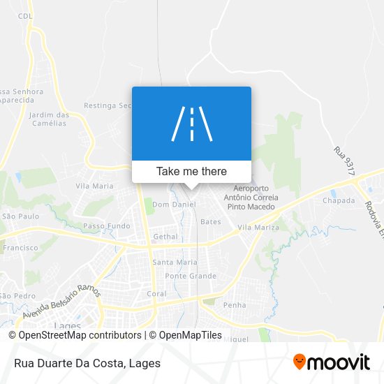 Rua Duarte Da Costa map