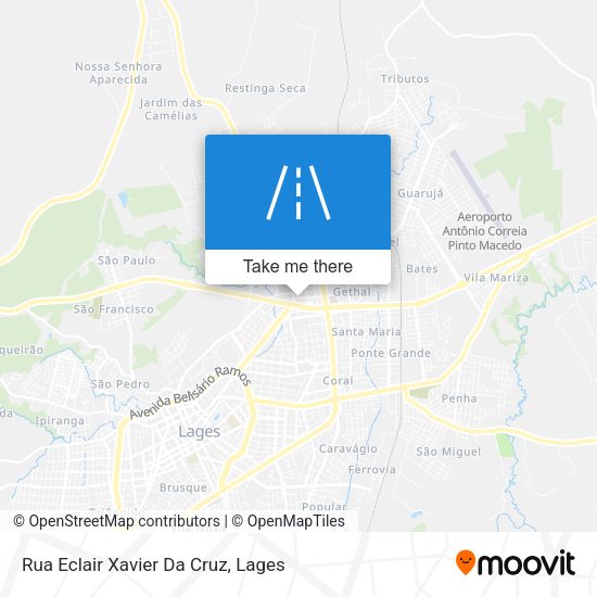 Rua Eclair Xavier Da Cruz map