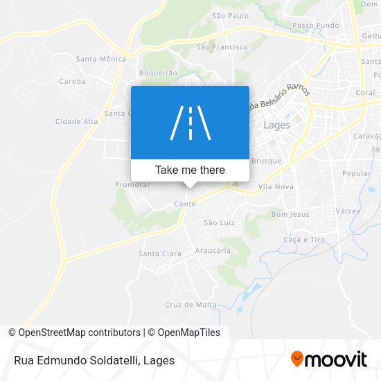 Rua Edmundo Soldatelli map