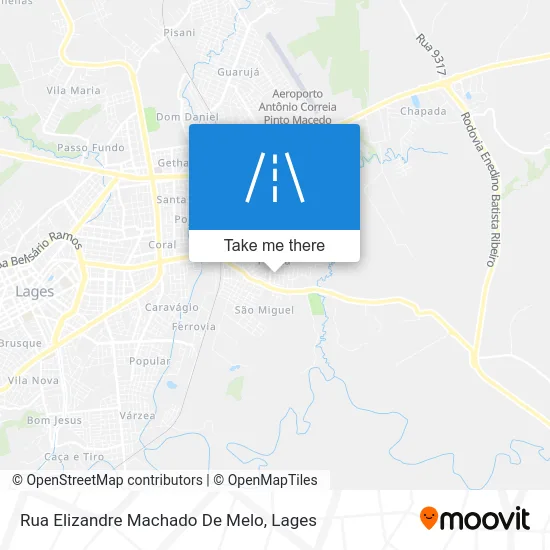 Rua Elizandre Machado De Melo map