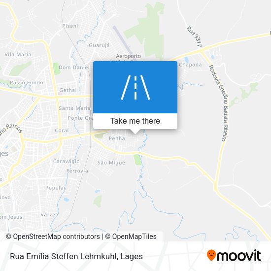 Rua Emília Steffen Lehmkuhl map