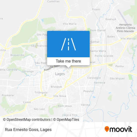 Rua Ernesto Goss map
