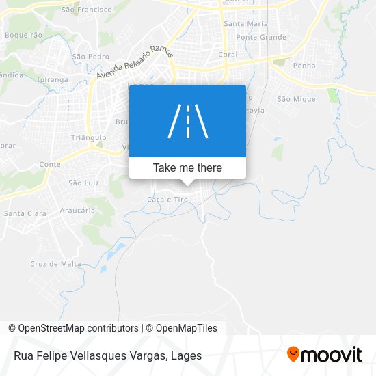 Rua Felipe Vellasques Vargas map
