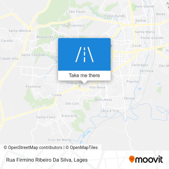 Rua Firmino Ribeiro Da Silva map
