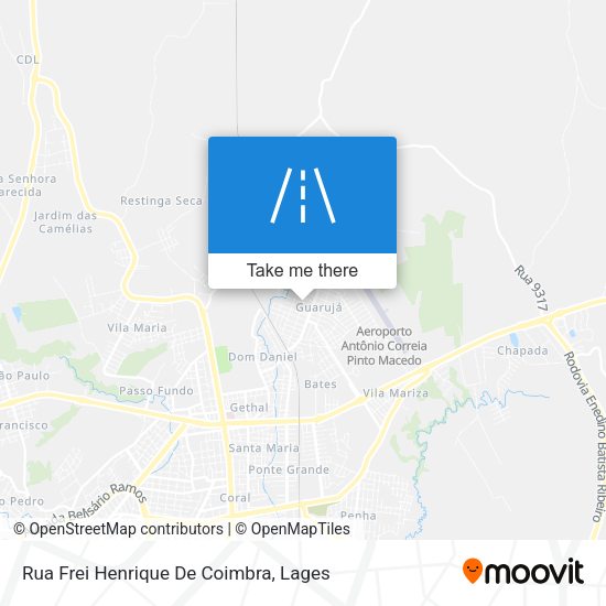 Rua Frei Henrique De Coimbra map