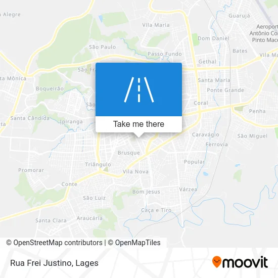 Rua Frei Justino map