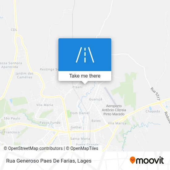 Rua Generoso Paes De Farias map