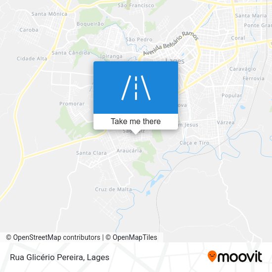 Rua Glicério Pereira map