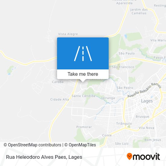 Rua Heleodoro Alves Paes map