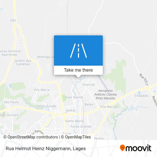 Rua Helmut Heinz Niggemann map