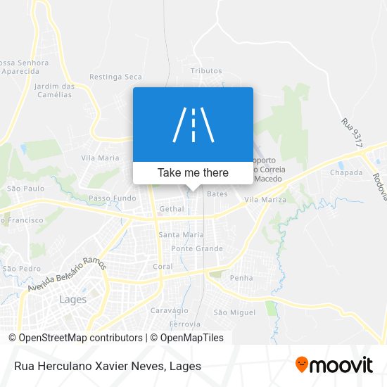 Rua Herculano Xavier Neves map