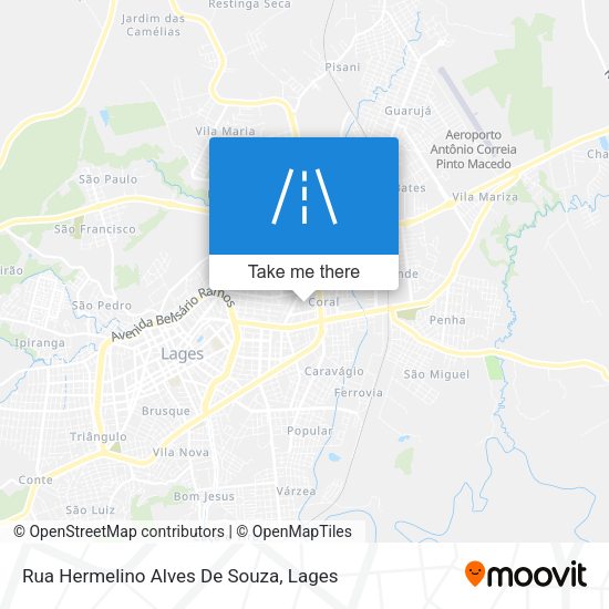 Rua Hermelino Alves De Souza map