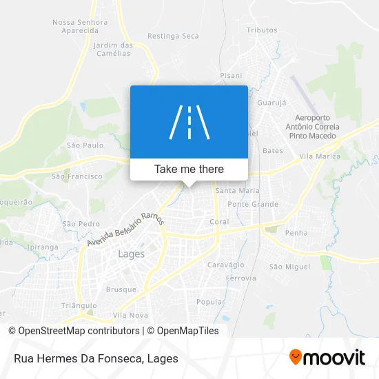Rua Hermes Da Fonseca map