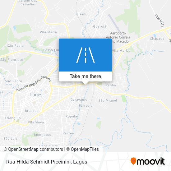 Rua Hilda Schmidt Piccinini map