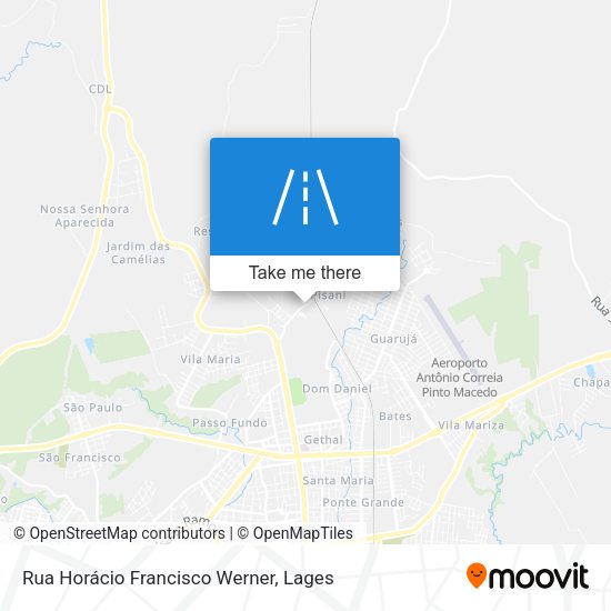Rua Horácio Francisco Werner map