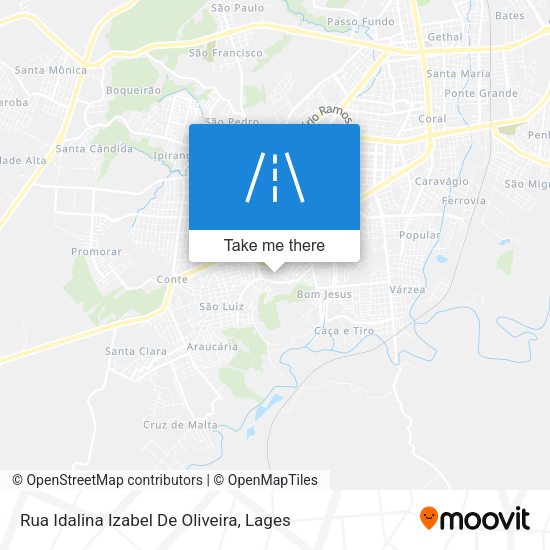 Rua Idalina Izabel De Oliveira map