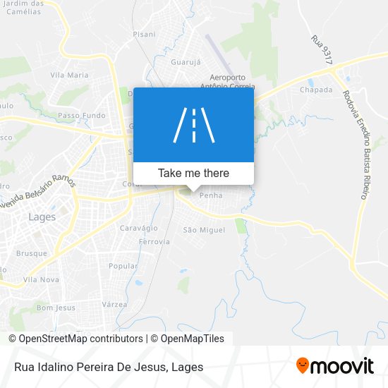 Rua Idalino Pereira De Jesus map