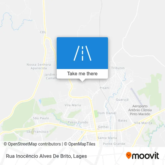 Rua Inocêncio Alves De Brito map