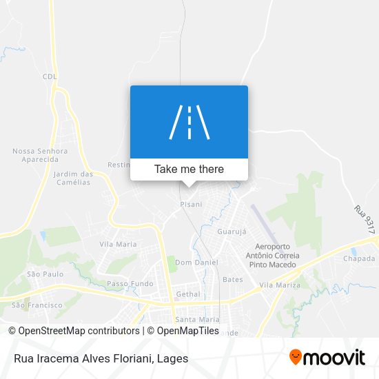 Rua Iracema Alves Floriani map