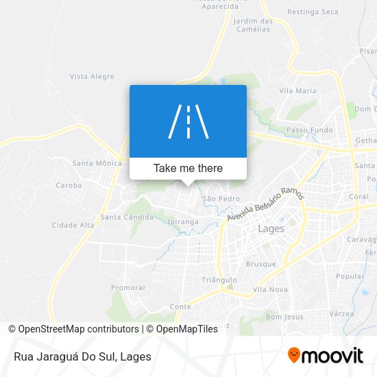 Rua Jaraguá Do Sul map