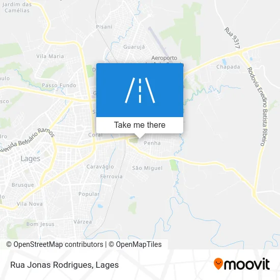 Rua Jonas Rodrigues map