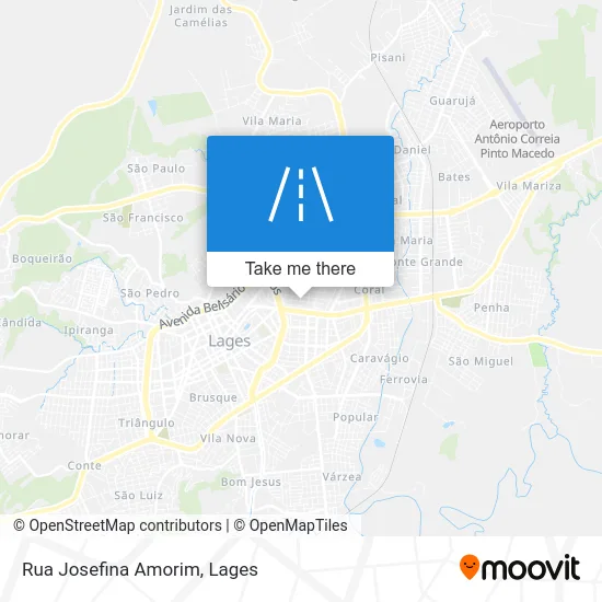 Rua Josefina Amorim map