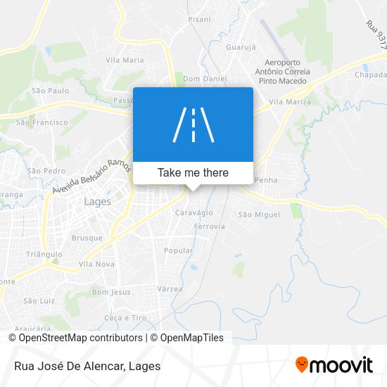 Rua José De Alencar map